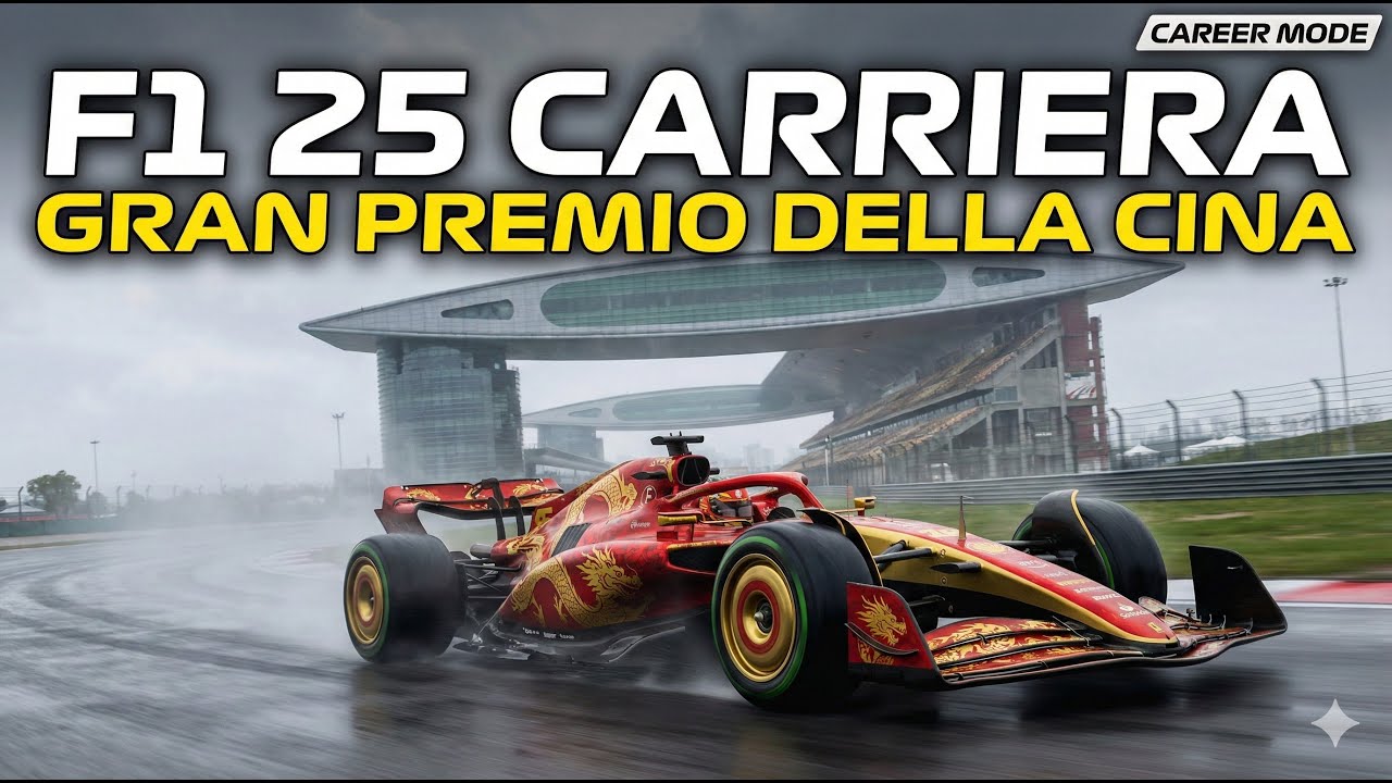 INCUBO CINESE! 🌧️ Gara PAZZA sotto il diluvio a Shanghai | F1 25 Carriera