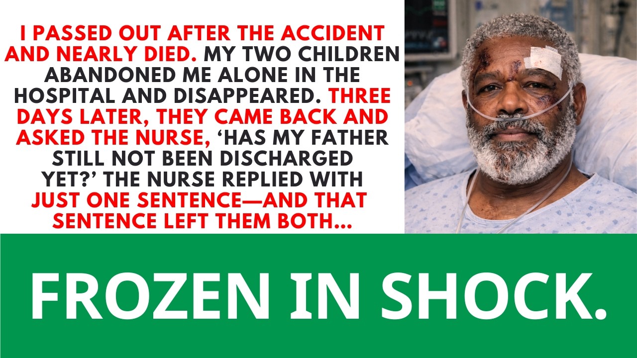 My Children Abandoned Me in the Hospital-Three Days Later,They Came Back in Shock...Love Dad Stories