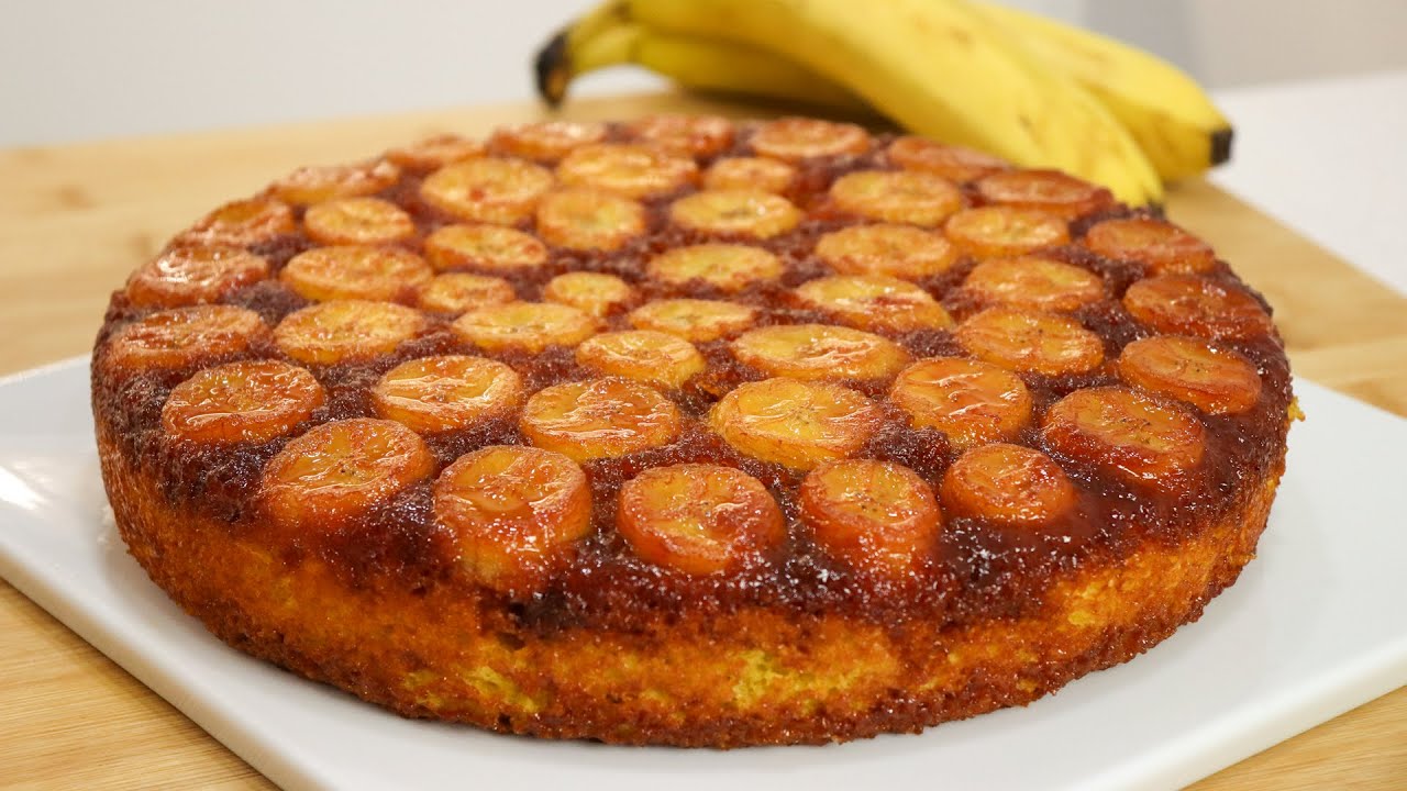 Receita de Bolo de Banana Caramelizado | Uma Delícia!