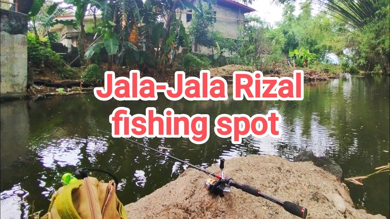Jala Jala Rizal fishing spot. Huli pati mga palaka sa maliliit na ilog na konektado sa Laguna lake.
