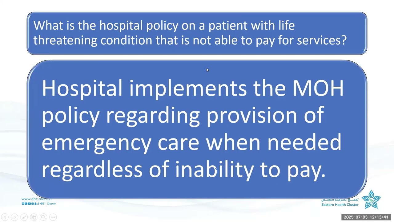 CBAHI Questions and answer in hospitals