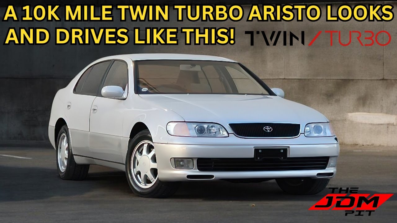 Taking a closer look at this 10k mile Toyota Aristo 3.0V 2JZ-GTE
