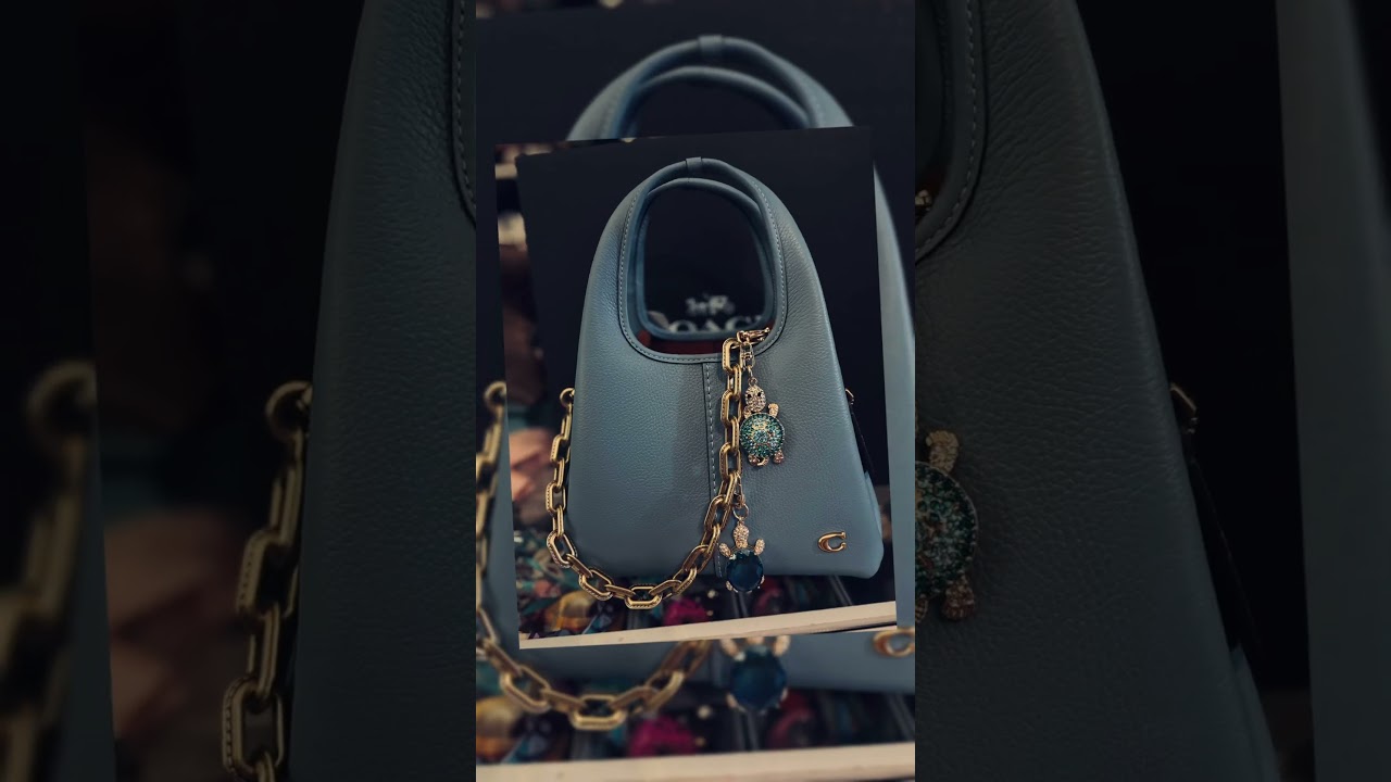 Coach Lana 23 Bluebell #fashion #bagsonline #luxuryhandbags #coachbag #coach #bag  #charms