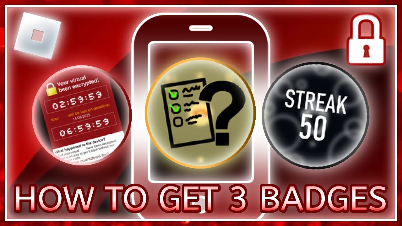 [Roblox] How To Get 3 New Badges In Phone OS🔒