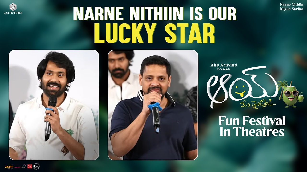 Our hero @NarneNithiin is Lucky Star❤️