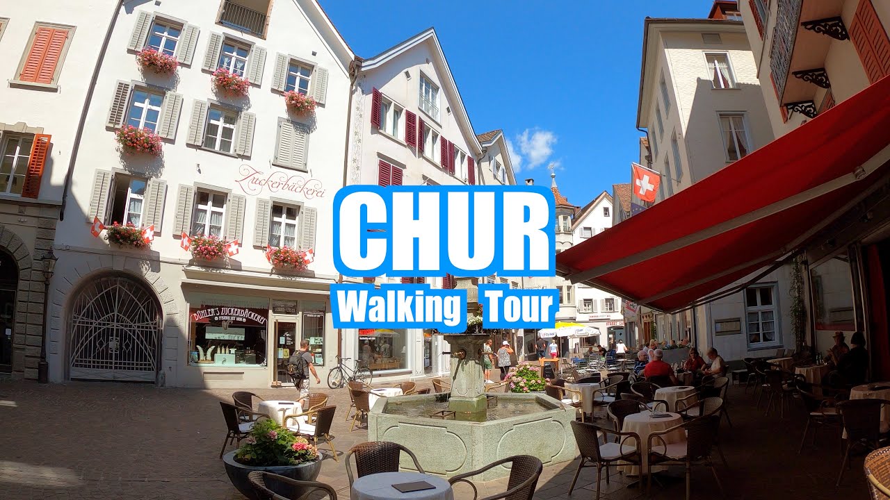 Chur Switzerland 🇨🇭 Walking Tour in 4K
