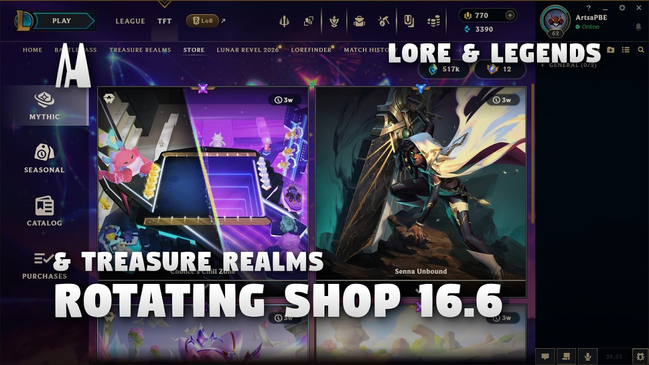 NEW ROTATING SHOP & TREASURE REALMS | TFT 16.6
