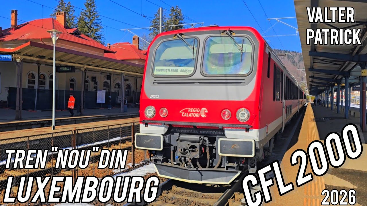 Rama electrica din Luxemburg | Calatorie si prezentare CFL 2000 pe Bucuresti - Busteni