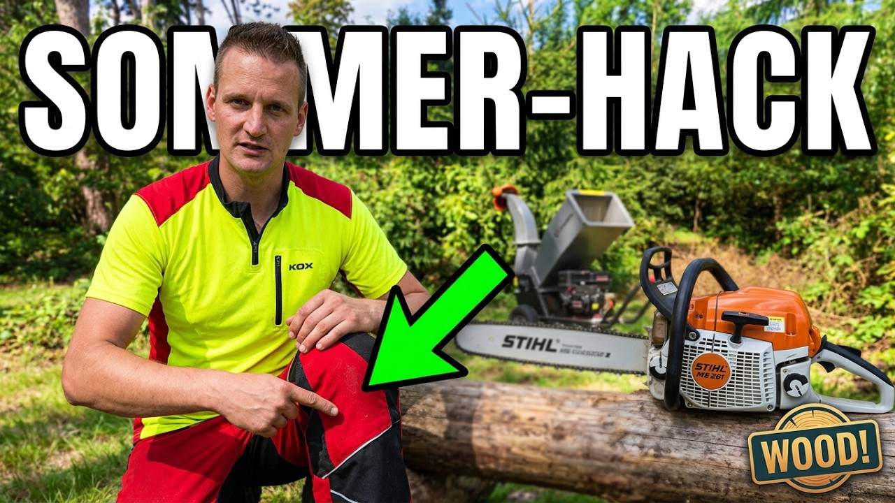 Schnittschutzhose für den Sommer KOX light 2.0 - Wald durchforsten - Stihl MS 261