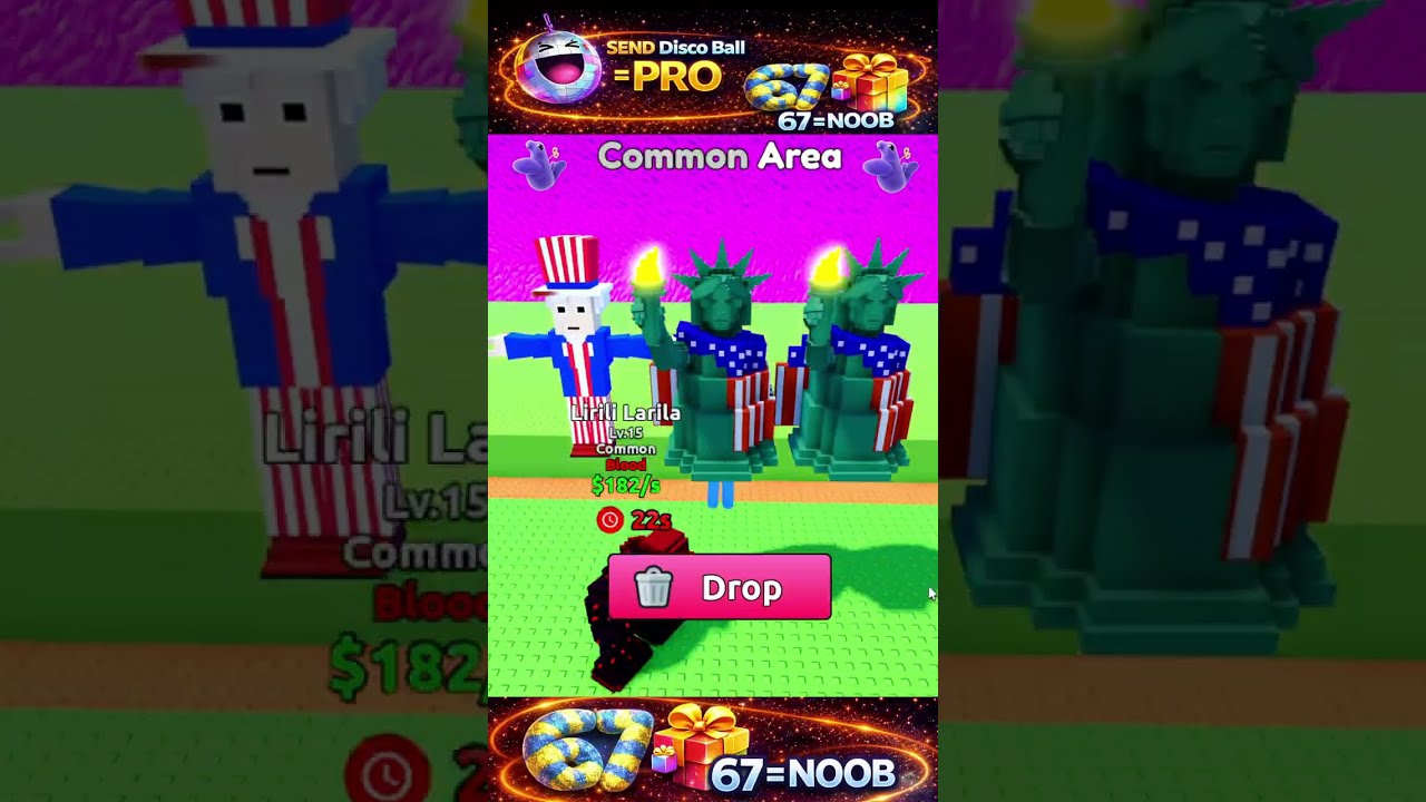 ESCAPE TSUNAMI For Brainrots Roblox! 12 #roblox #usa #shortsfeed