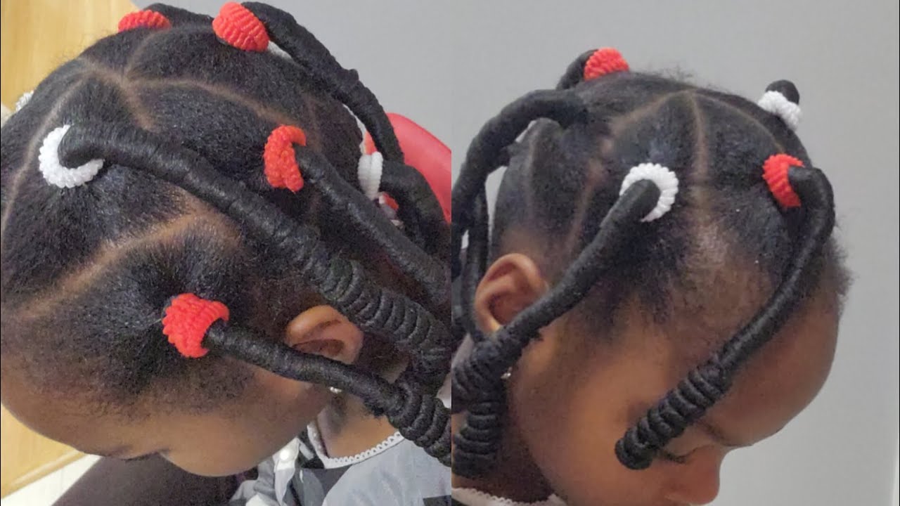 How to make easy corkscrew hairstyle for little girls 