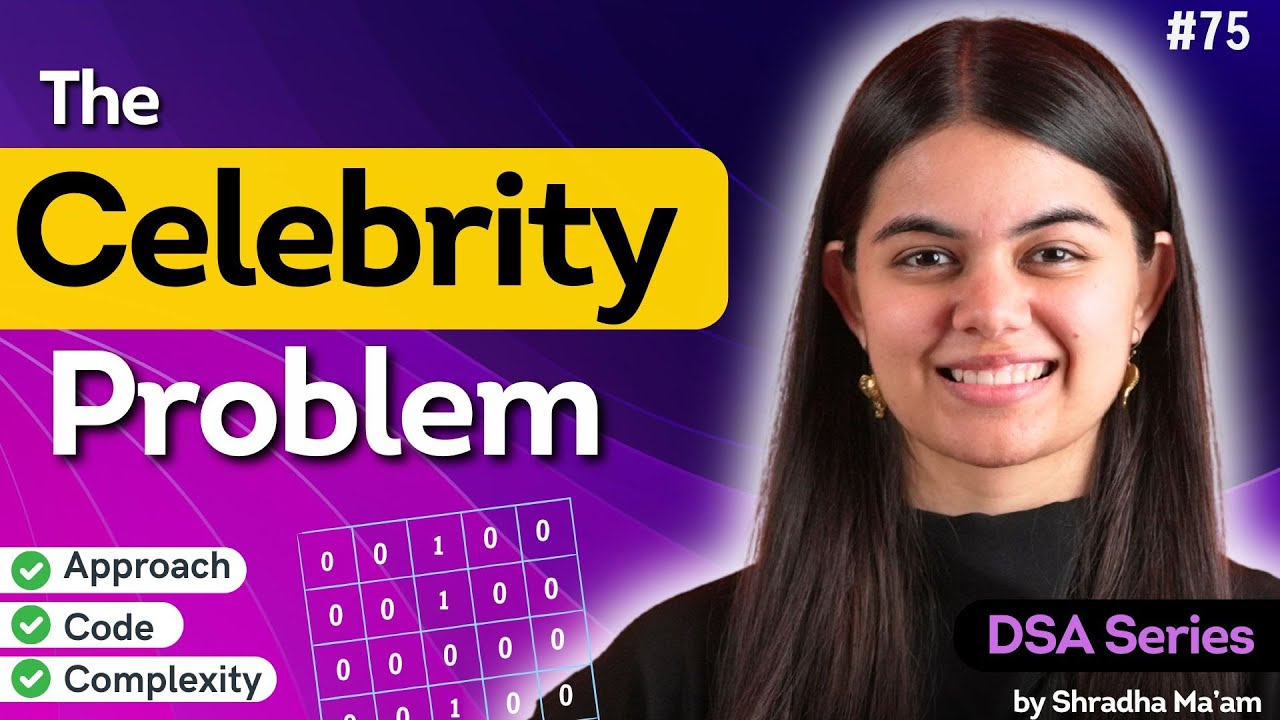 L75. The Celebrity Problem | Stack & Queue