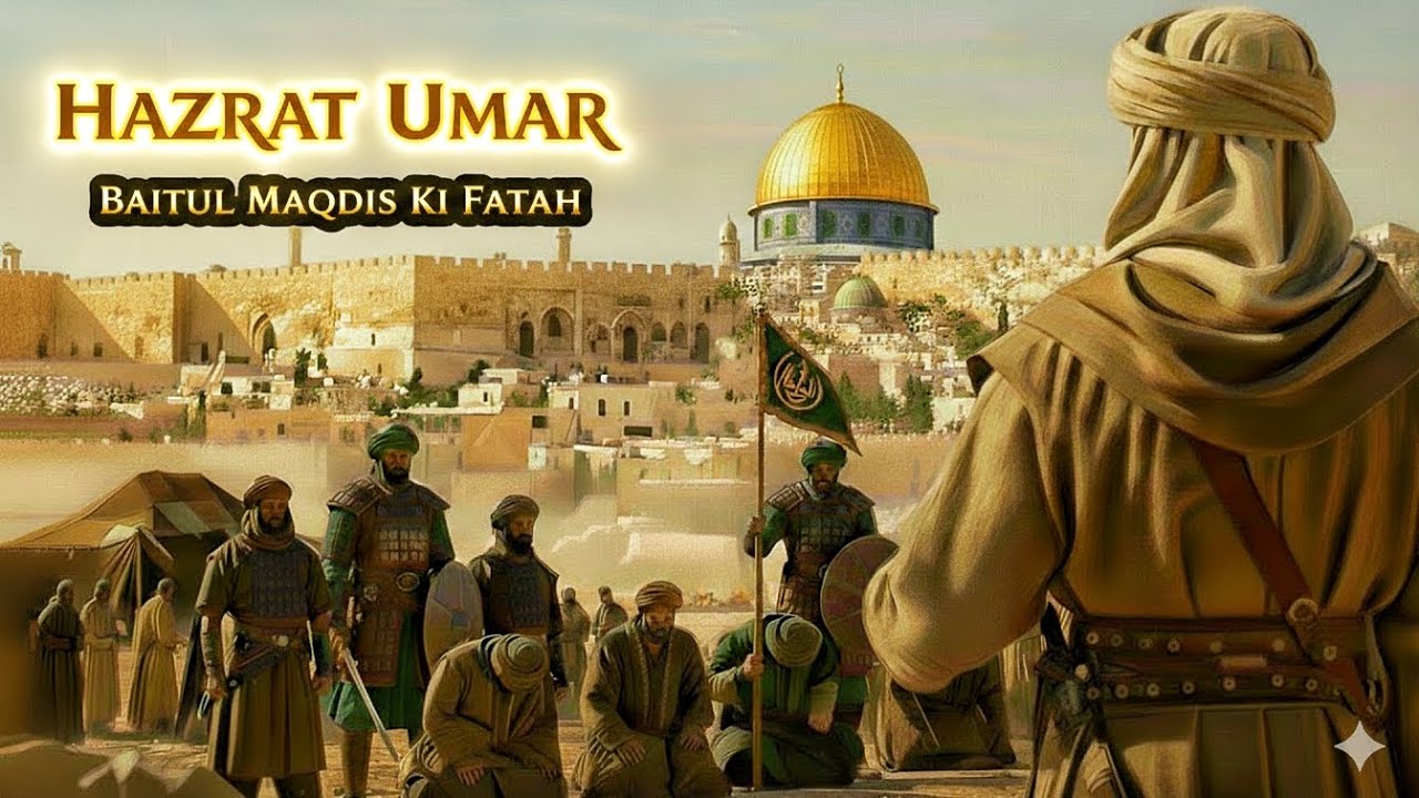 Hazrat Umar RA Ki Baitul Maqdis Ki Fatah | Jab Dushman Bhi Ro Pade | Islamic History Urdu