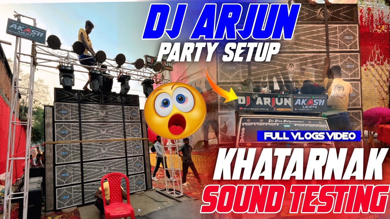 Dj Arjun Party Setup In Taranga Basti Dugda //Bigg Daddy Setup Dj Arjun Mahuda //