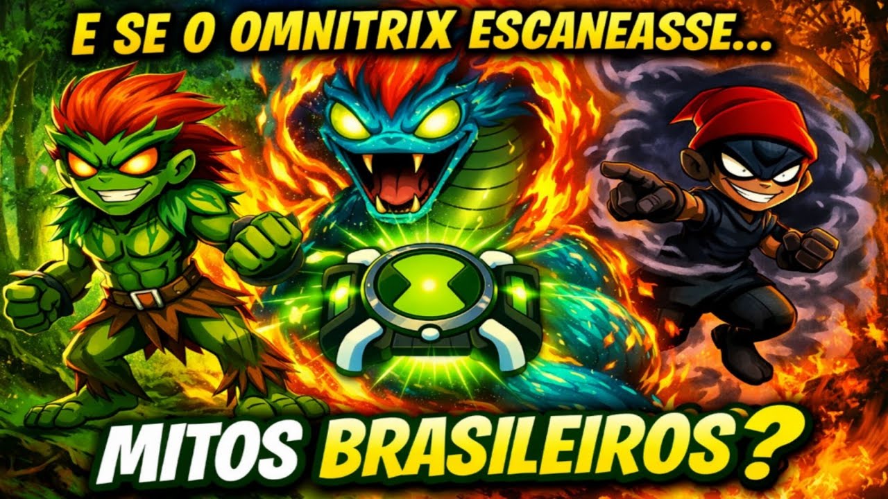 E SE O OMNITRIX ESCANEASSE MITOS BRASILEIROS? - BEN 10