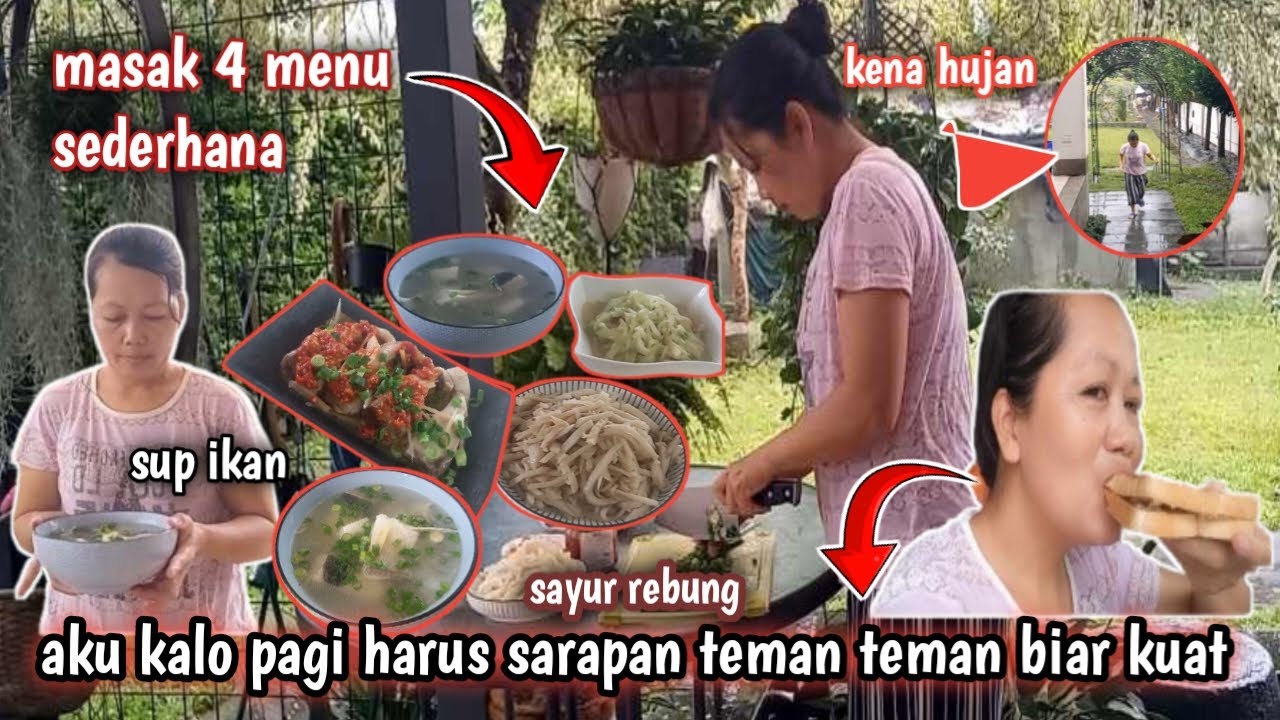 aktifitas tkw taiwan⁉️sarapan roti lanjut masak siang//masak 4menu sederhana #naniditaiwan#