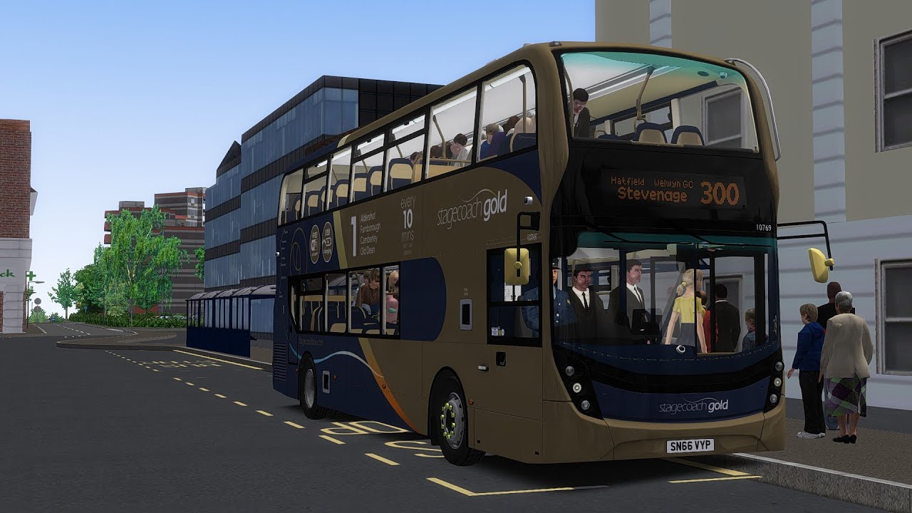 OMSI 2 - Hertfordshire - Enviro 400MMC (SP 400MMC Pack) Stagecoach Gold