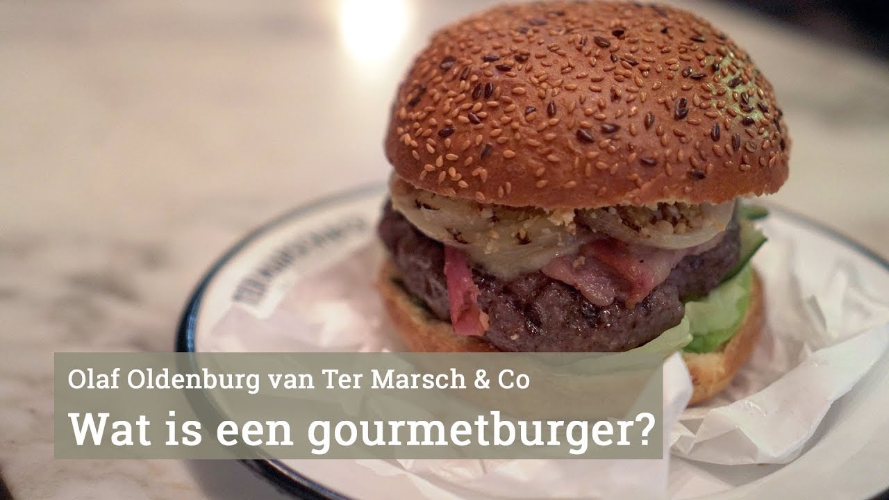 Anatomie van een gourmet-burger