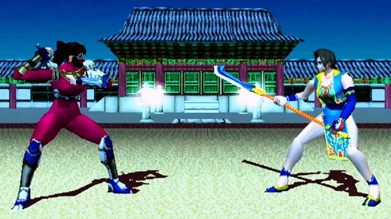 Soul Edge ( PlayStation ) Taki Playthrough BOTH ENDINGS