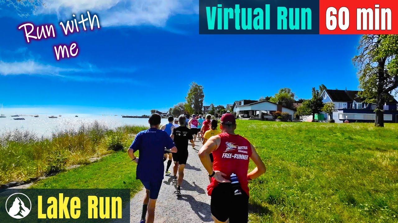 Kesswil Lake Run 🇨🇭 Швейцария Страна чудес | Беговая дорожка | Виртуальный забег #91