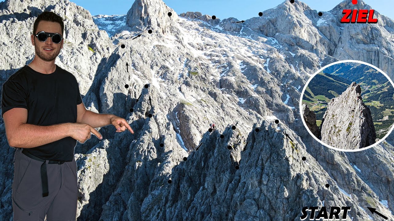 Einer der schwierigsten Klettersteige, Königsjodler am Hochkönig 2941m schaffe ich es❓