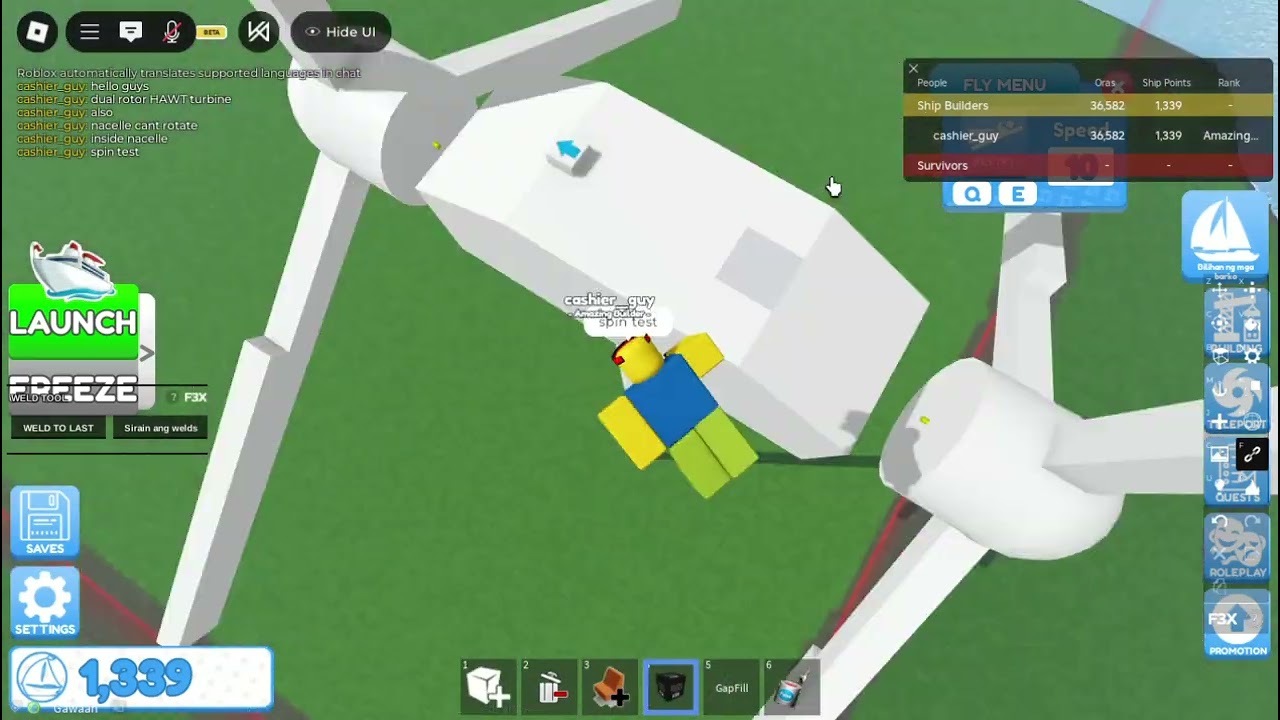 dual rotor wind turbine showcase + spin showcase and engines