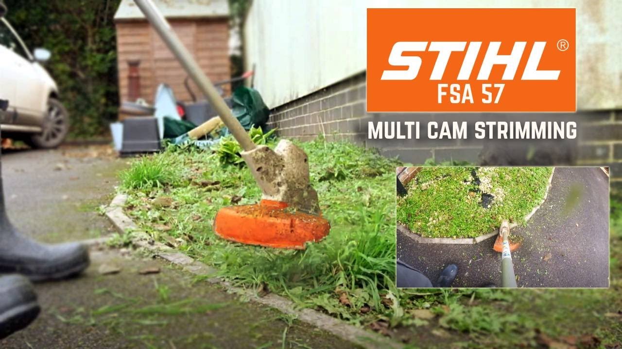 STIHL FSA 57 -  STRIMMING VIDEO - MULTI CAM