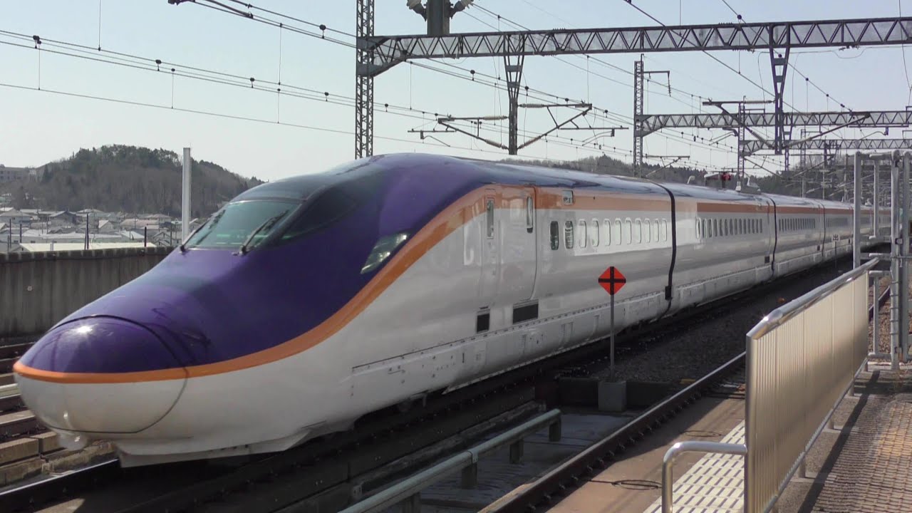 【定点観測】E8系登場後(2024春改正)のJR東北新幹線新白河駅の様子【速度計測付】