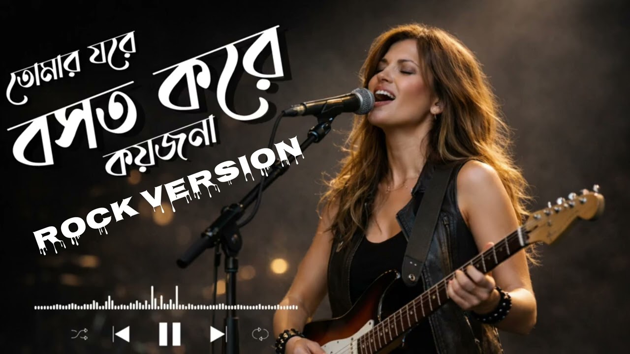 Tomar Ghore Bosot Kore Koyjona ( তোমার ঘরে বসত করে কয়জনা ) | ROCK VERSION | FEMALE VOICE |