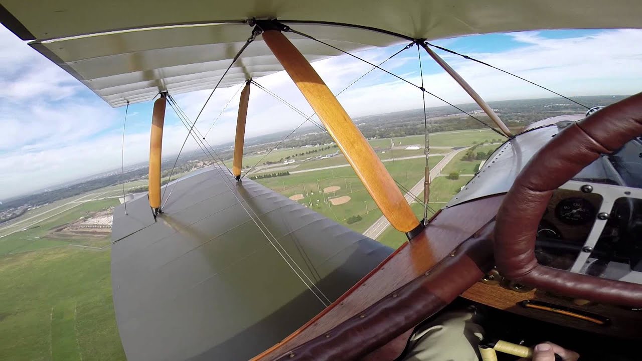 Sopwith Pup in flight at the WWI Dawn Patrol Rendezvous