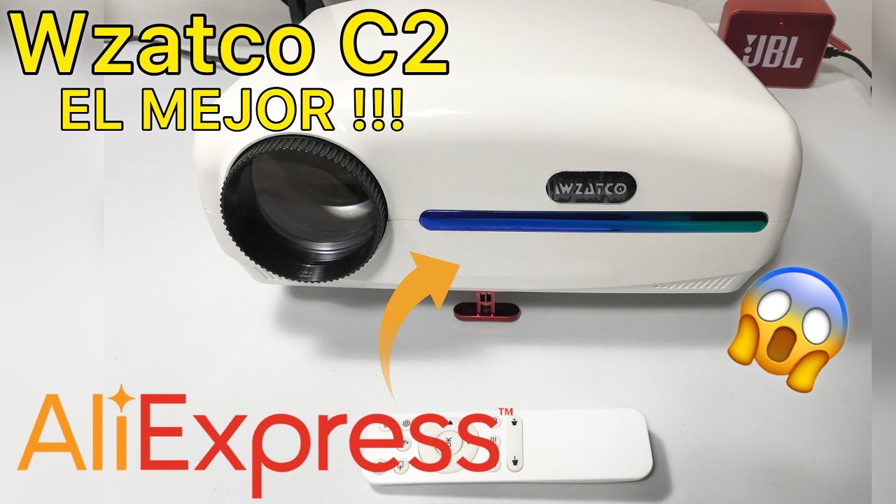 WZATCO C2 | PROYECTOR DE ALIEXPRESS 😱 | EL MEJOR CALIDAD/PRECIO 🔥