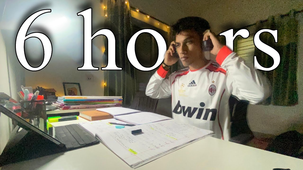 6 Hours Study with Me (60/10) | Interacting during breaks, Pomodoro | #neet2025