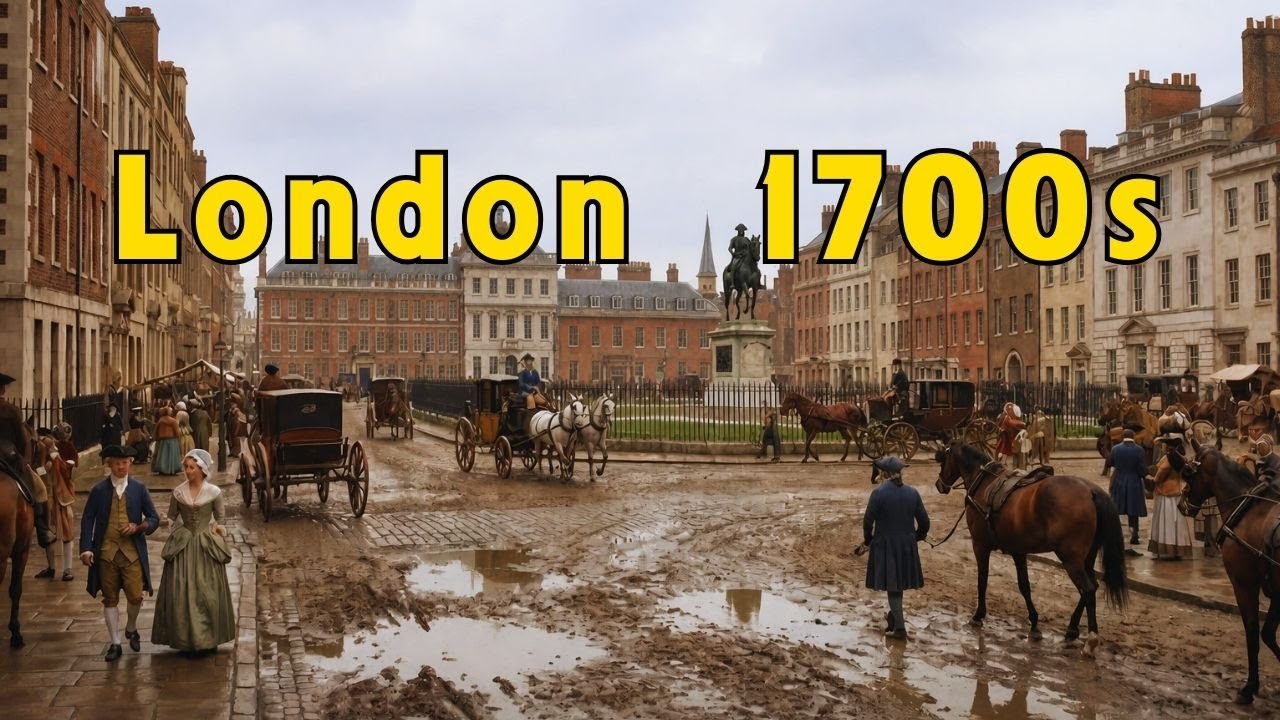 Daily Life Of London 1700s (AI Reconstruction)
