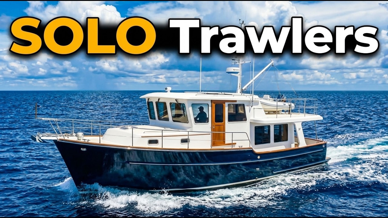 5 Liveaboard Trawlers Built for One Person to Handle Alone