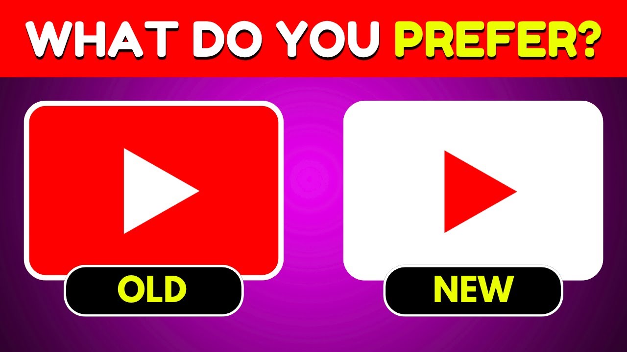 Would You Rather...? Old Vs New Logo | 70 Logos Quiz