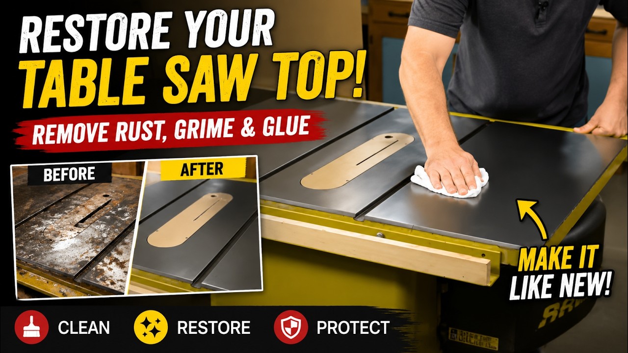 Maintaining a Cast Iron Table Saw Top