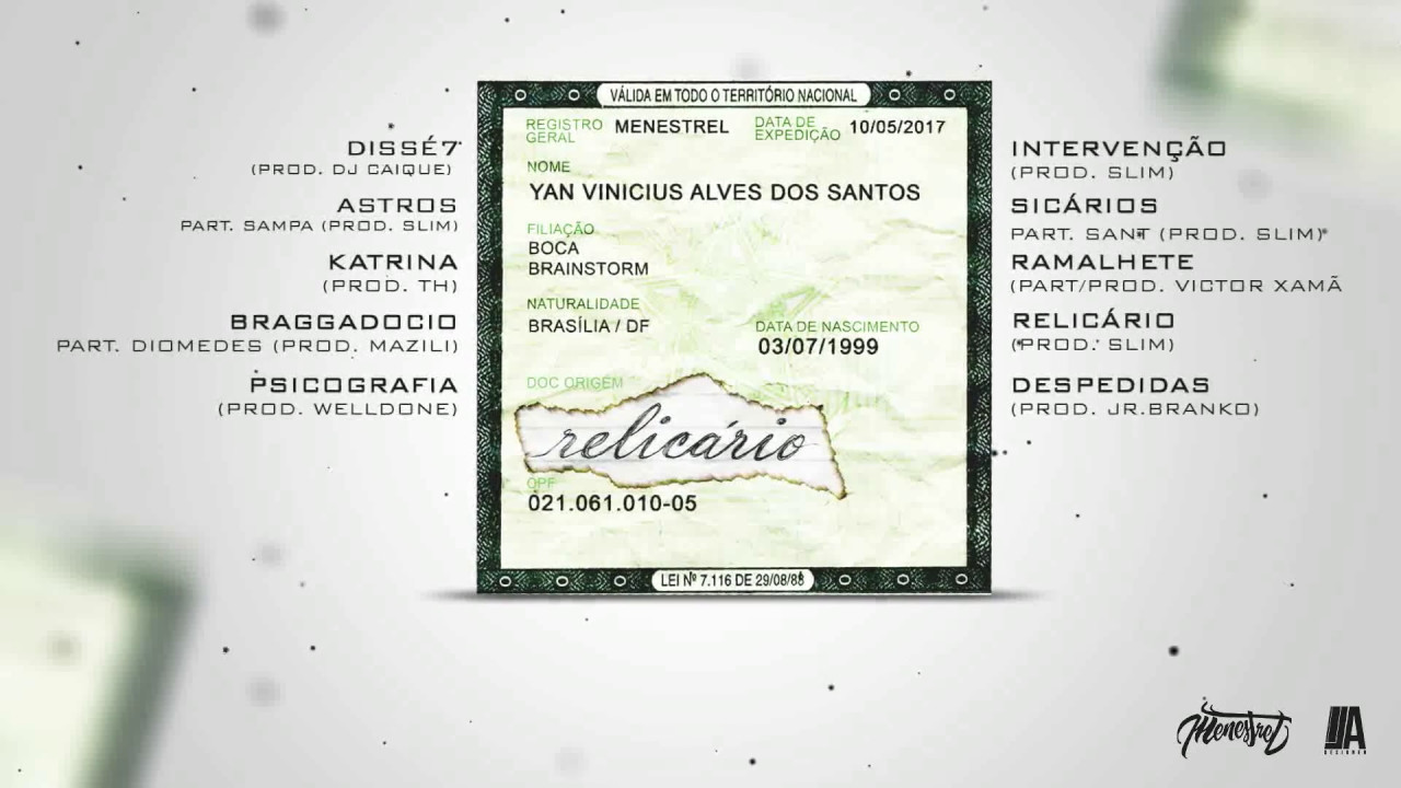 Menestrel - Relicário (CD Completo)