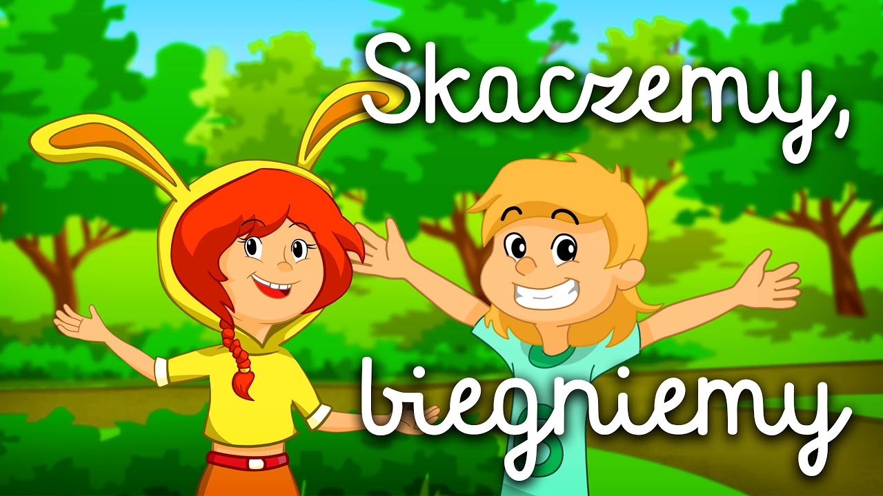 SKACZEMY, BIEGNIEMY &ndash; WYGIBASY TV - piosenki dla dzieci - piosenka dla dzieci, dziecięce hity!