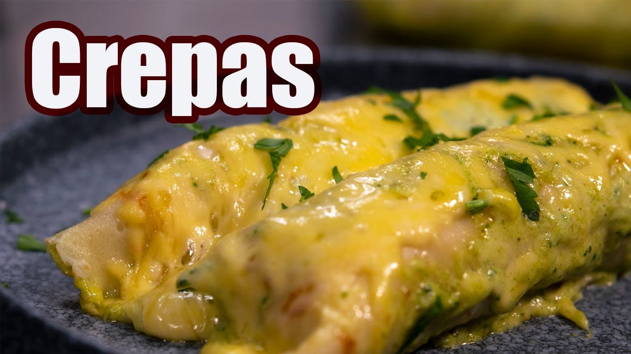 CREPAS en Salsa Cremosa | JUS PALTA - Comida Casera