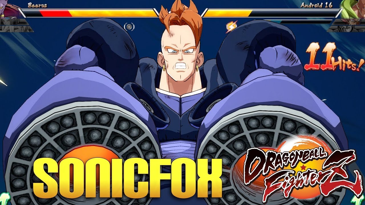 Sonicfox ► INSANE Hit & Android 16! High Level Gameplay Dragon Ball FighterZ (1080p 60fps)