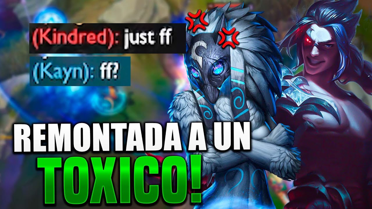 &iexcl;ASI SE REMONTA UNA RANKED A UN TOXICO | League of Legends