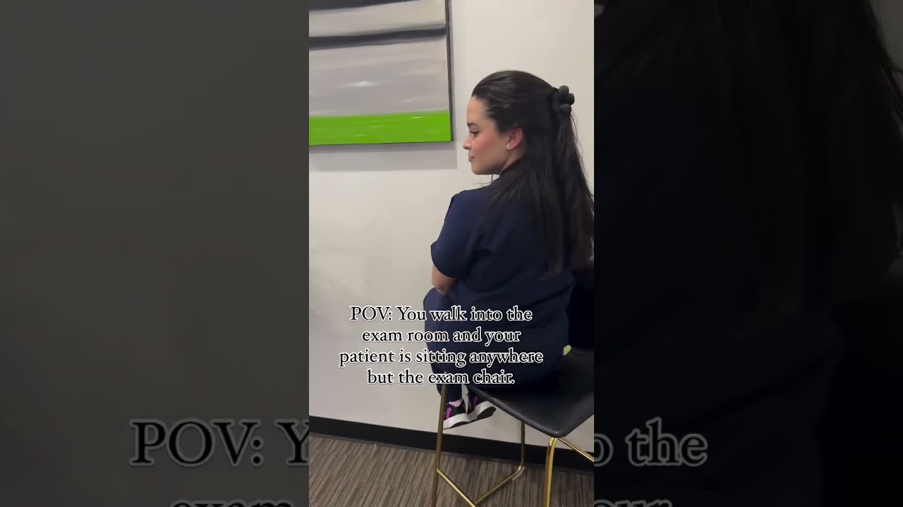 🎯 Me: walks in ready to start the eye exam 👀 Patient: posted up in the corner chair like we&rsquo;re