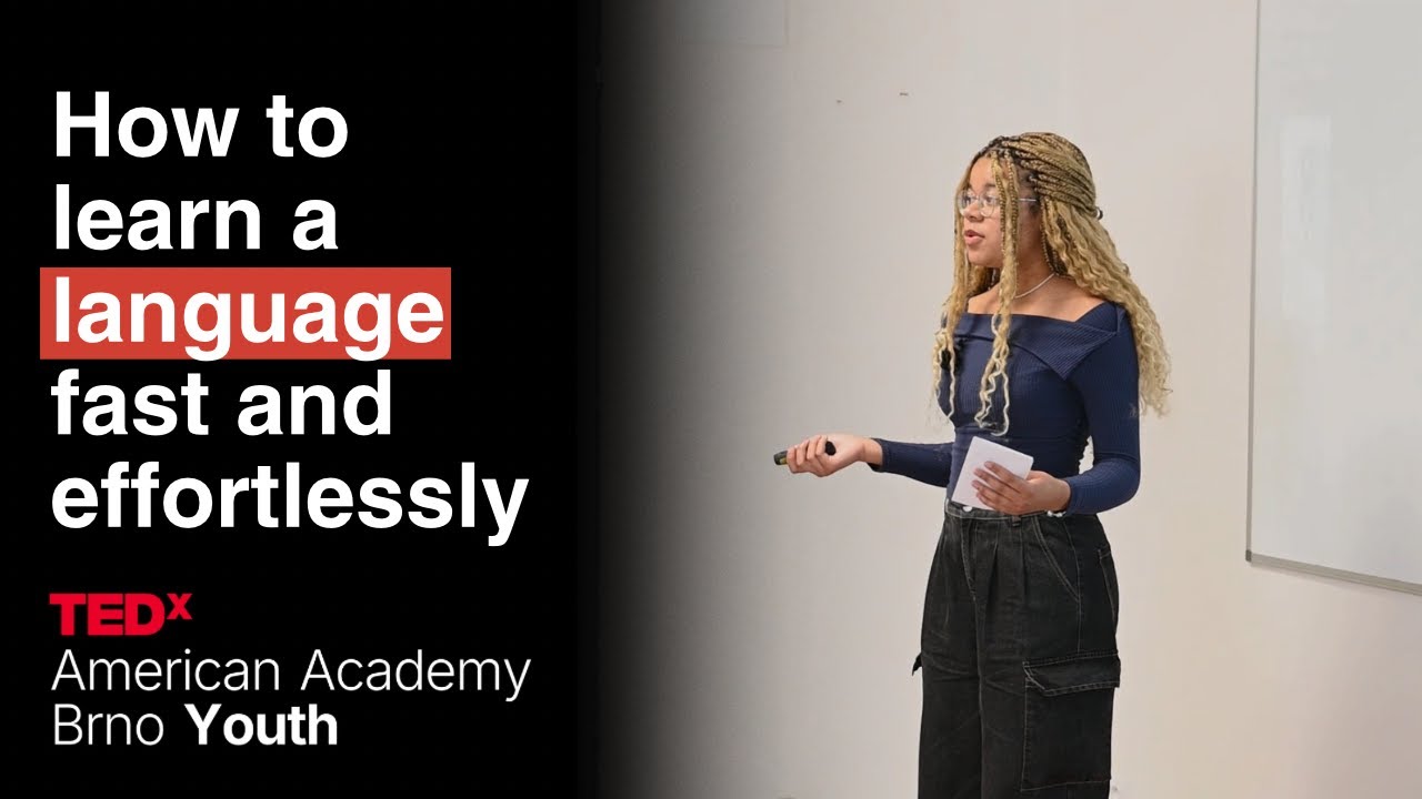 How to learn a language fast and effortlessly | Victoria Obiageli | TEDxAmerican Academy Brno