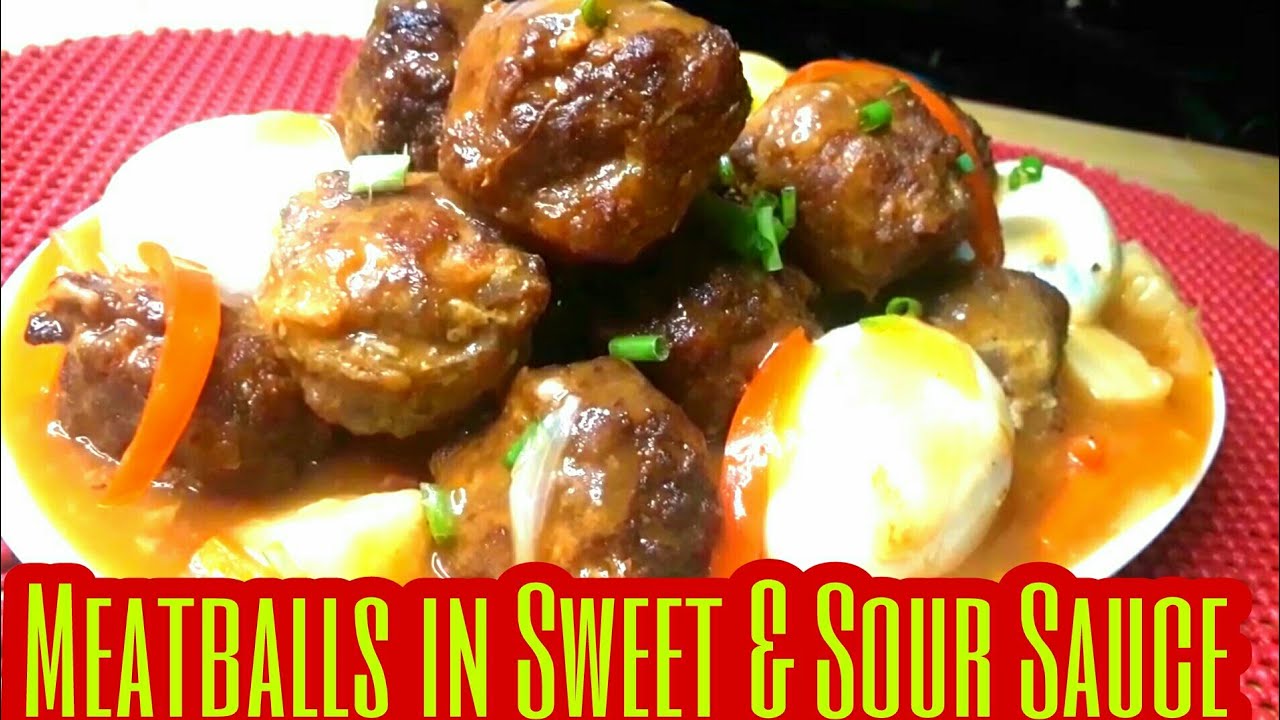 FOR SURE YOU WILL EAT A LOT WITH THIS DELICIOUS CRISPY & CRUNCHY MEATBALLS IN SWEET AND SOUR SAUCE