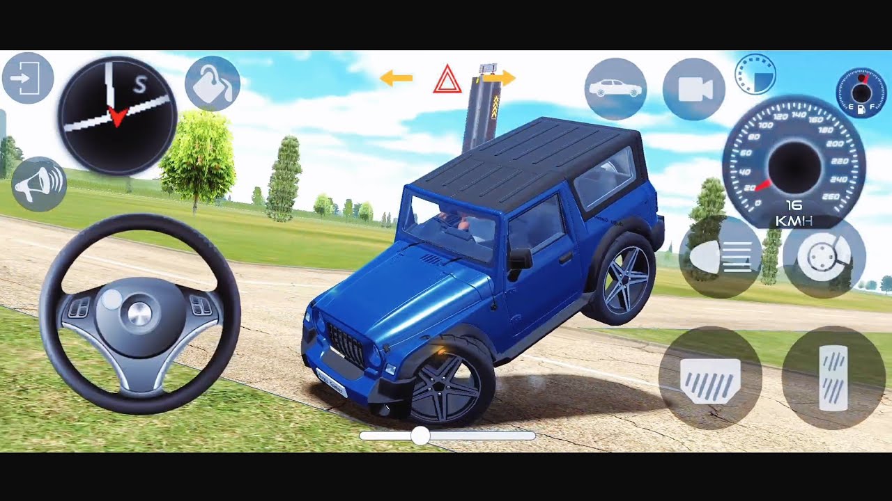 Modified Mahindra Thar😈 Games:Indian Blue Thar (Gadi Wala Games) Car Game Android Game - #2025