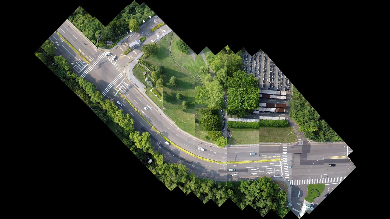 Isometry Aerial Images Stitching for Ground Object Positioning