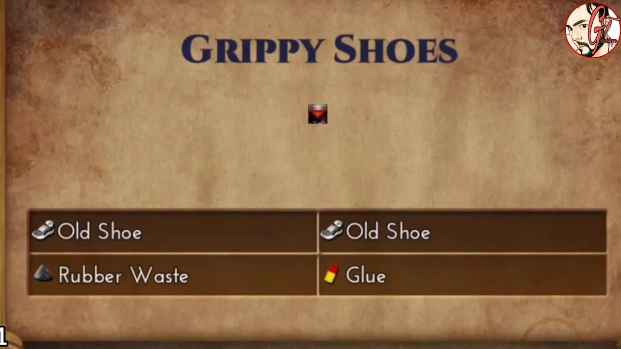 Grippy shoes Crafting Recipe for The Genesis Order!