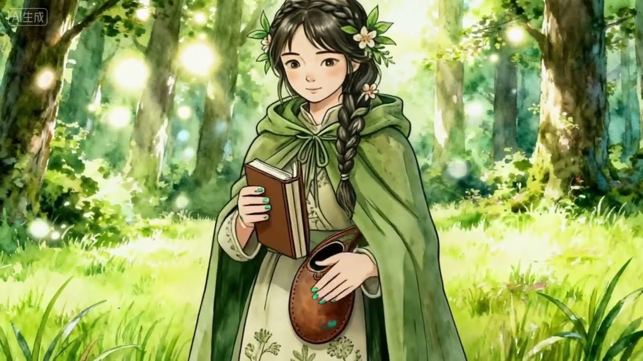 [ASMR] The Most Relaxing Forest Journaling. Healing Botanical Art Process. 【沉浸式療癒】躲進靜謐森林裡畫畫。我的植物手繪日記