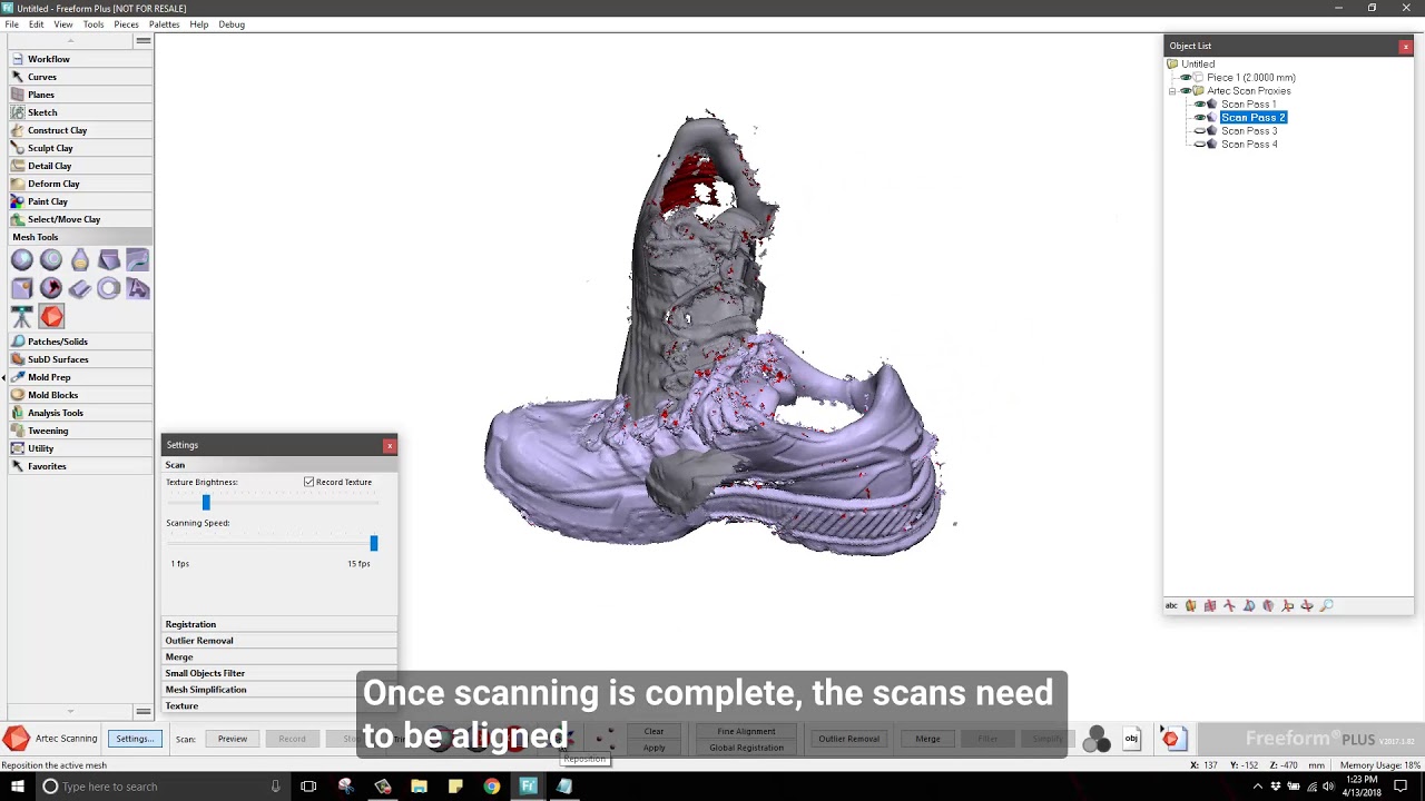 Scan-to-Design with Artec 3D Scanners and Geomagic Freeform.