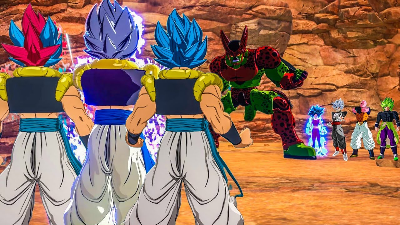 Gogeta Variations Vs Ultimate Super Villains! Dragon Ball Sparking Zero
